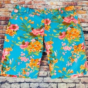 Floral Bermuda shorts